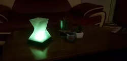Twisted Cube Lamp