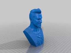Uncle Jessy Bust by BODY3D