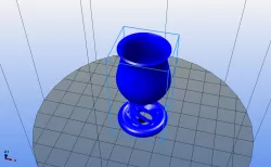 Verre à pied stylise