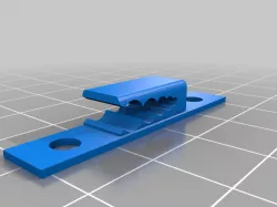 Wall mountable USB cable holder 