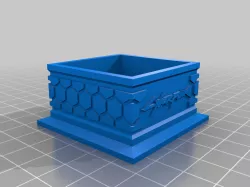 28mm Miniature/Dice display, Cyberpunk style