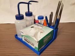 3D Printer Bed Preparation Desk Organizer