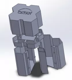 3D Settlers of Catan Storage Box (less filament required)