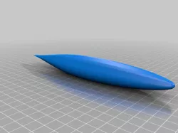 airfoil parametric bulb for rc sailboat