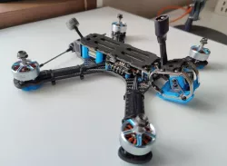 Armattan badger/marmotte wire protectors, Vista antenna mount and DJI cam spacer