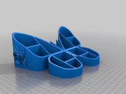 Butterfly makeup organizer