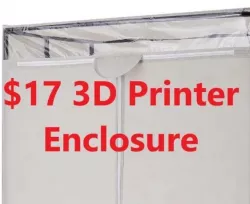 Cheap $17 3d printer heated enclosure