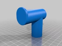 Clothes Airer Caps and Tube clamp with captive nut