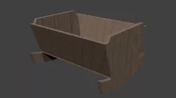 Crib Wood Bed Jesus Xmas