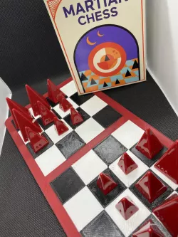 Customizable Martian Chess Multicolor Board