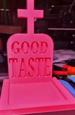Death of Good Taste post-it holder