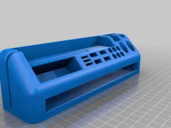 Desk shelf with compartment Usb, microsd, pen,  triangle ruler