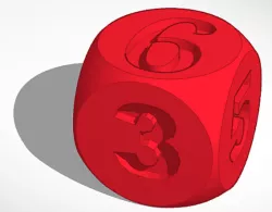 Dice with Numbers