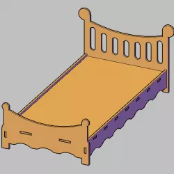 Doll Bed - Barbie size