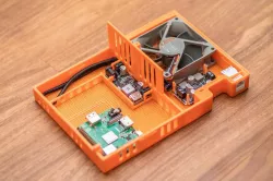 Ender 3v2 - All in one undercarriage - 80x25fan for motherboard + Pi 3/4+ Ethernet Out + 12v buck + 5v buck