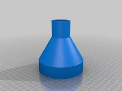 Exhaust reducer 96mm ID to 40mm OD