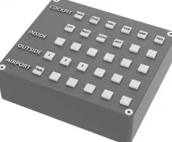 Flight simulator camera selector