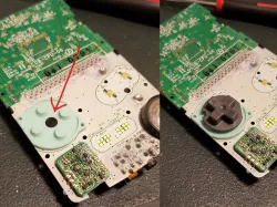 Game Boy D-pad spacer