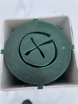Geocaching Hidden Post Container