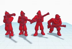 Heroscape: Musketeer 3 (All Poses)