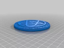 HIM Heartagram fridge magnet/coaster