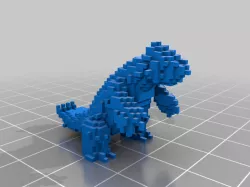 Hoenn Trio - Kyogre Groudon Rayquaza - Voxelized