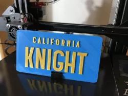 KITT license plate