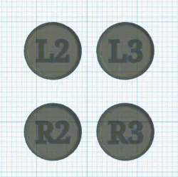 Labeled Buttons for G29 F1 Wheel