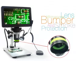 Microscope Lens Bumper and Smoke Protection