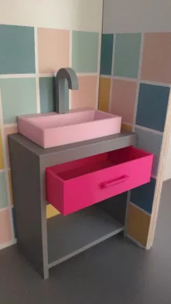Mini bathroom sink