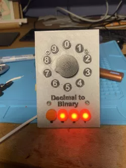 Mostly 3D Printed Binary Encoder (IDEX Printer)