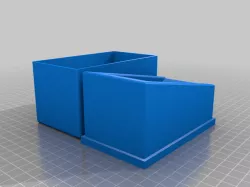 Nail Dip Powder Holder with Lid