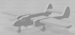Northrop P61 Black Widow Card Kit