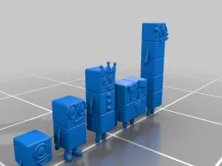 NumberBlocks Blender Project 