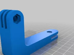 One piece GoPro mount for Creality Ender 3
