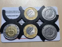 Perfect Card Change Coin Holder - Polish coins