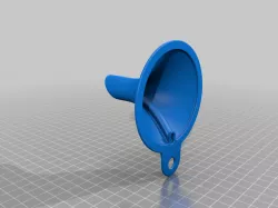 PET bottle funnel with air outlet
