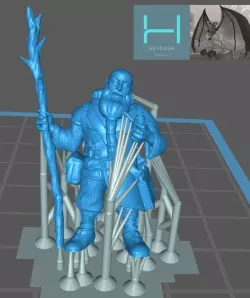 Pre-supported Dwarf Mage