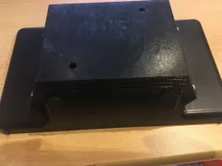 Raspberry Pi 3b 7" touchscreen + PoE hat backplate