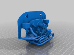 remixed vw motor with stinger exhaust