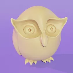 Simple Cartoon Owl 