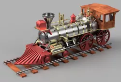 Steam Engine Train Leviathan