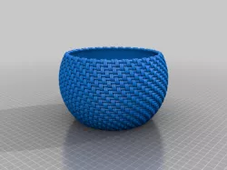 Stylized round storage box