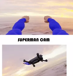 Superman Arms for Drone [Super-Cam]