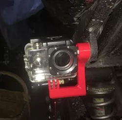 Suzuki SV650 GoPro mounts (rear)