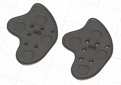 Trackball Mouse 1 piece mount ( M5, M6 ) bolts