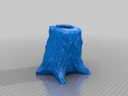 Tree Stump Speaker Stand