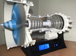 Upgrade to 3D Printable Jet Engine - Turbofan Driver With Magnetic Cover