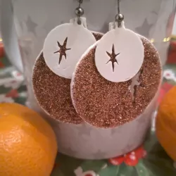 $0.75Christmas round earrings
