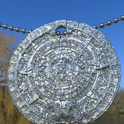 $1.00aztec calendar necklace